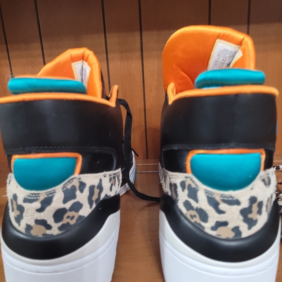 Converse Just Don Mid Animal - Black Teal men's sz 15 - Picture 3 of 9